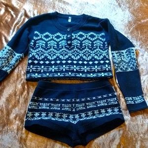 Free People Sweater set pajamas